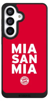 Produktbild von NIVOCASE Handyhülle für Samsung Galaxy S26+  Hülle NIVOpure Case Schwarz FC Bayern München FCB Mia San Mia