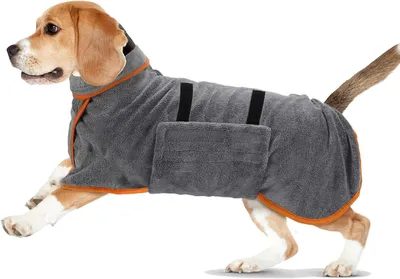 Image de Peignoir pour chien - Longueur du dos : 33 cm - Polyester - Respirant