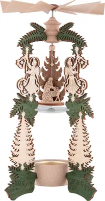 Produktbild von 1-stöckige Pyramide Engel Christi Geburt (26,5cm) von Kreißl