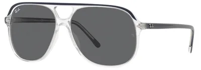 Obrázok produktu pre Ray-Ban BILL, Dospelý, Uni, Štvorec, Štvorec, Plný rámik, Modrá, Priehľadná