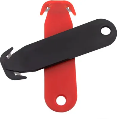 Produktbild von Praktischer Kartonöffner in Schwarz – Sicher und Ergonomisch KP35370