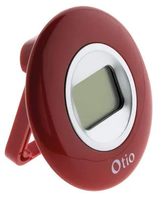 Digitales Thermometer mit LCD-Display, rot, wiederaufladbar