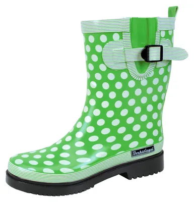 Produktbild von Bockstiegel Damen Gummistiefel Regenstiefel Dorin-K, Farbe:Grün, Schuhgröße:EUR 39, Artikel:-4251 hellgrün / multi
