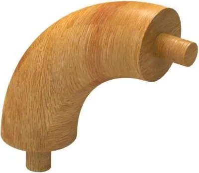 Produktbild von Holz Verbindungsbogen Buche D42 Handlauf