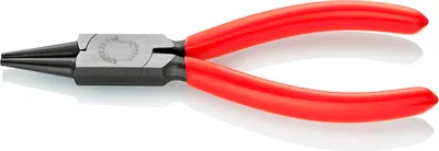 Produktbild von Knipex Rundzange Länge 140mm poliert Griffe mit Kunststoff überzogen SB - 22 01 140 SB