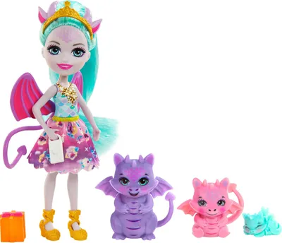 Obrázok produktu pre Royal Enchantimals GYJ09, Modelka, Žena, 4 rok / roky, Chlapec / dievča, 170 mm, Viacfarebný