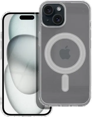 Image de CLEAR MAG COVER compatible avec MagSafe adapté à IPHONE 15 transparent