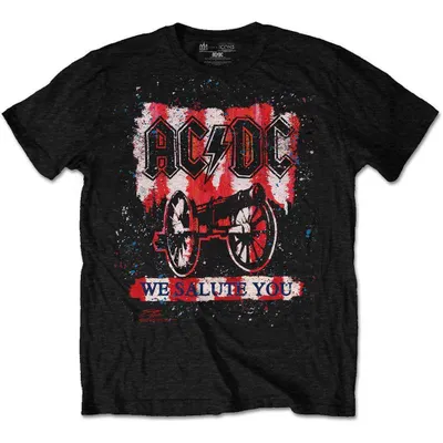 Produktbild von AC/DC We Salute You Bold Black M T-Shirt