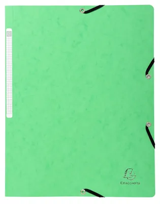 Immagine prodotto di 25x Cartella angolare EXACOMPTA, DIN A4, cartone, verde lime