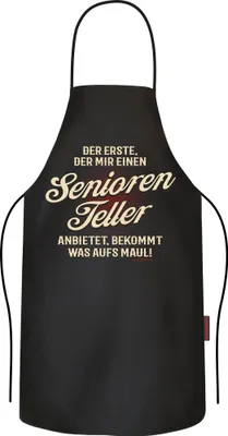 Produktbild von Seniorenteller - Grillschürze - Rente - Schürze