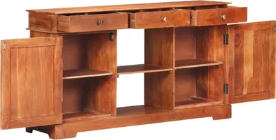 Produktbild von vidaXL Sideboard 135x35x75 cm Akazienholz Massiv