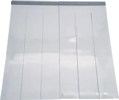 Produktbild von Zettl GmbH Lamellenvorhang für Kleintiere, BxH 60x60cm. PVC Streifenvorhang für Hundehütten, Katzenklappen, Ställe, Öffnungen im Gartenhaus, in der Werkstatt