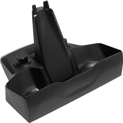 A black plastic cleaning station for a Kärcher FC 5 floor cleaner.