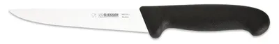 Produktbild von Giesser Messer Stechmesser Schlachtmesser Fleischmesser gerade starke Klinge - 16 cm, Schwarz