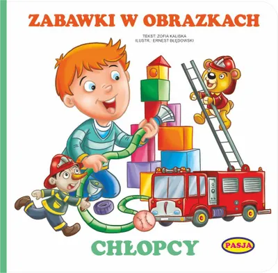 Obrázok produktu pre Ilustrowana książeczka dla dzieci Zabawki w obrazkach Chłopcy