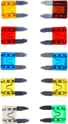 Immagine prodotto di Fusibili a piastra MINI, blister da 10 pezzi.