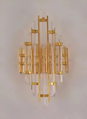 Produktbild von Wandleuchte Design Flur Lampen WohnZimmer Luxus neu gold