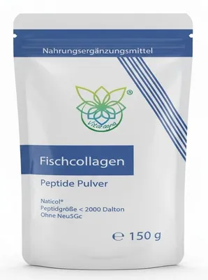 Produktbild von VITARAGNA Naticol Fischkollagen Pulver 150 g hydrolysierte Kollagen Peptide
