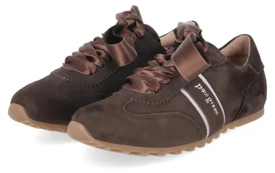 Productafbeelding van Paul Green dames lage sneaker, bruin leer, maat 37