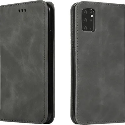 Produktbild von Mobigear Retro Slim  Samsung Galaxy S20 Plus Hülle Klapphülle Geldbörse - Schwarz