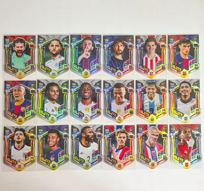 Produktbild von 2026 Fifa365 Jwl1–Jwl18 Complete Set Of 18 Pieces Jewel Elite Cut Panini Adrenalyn