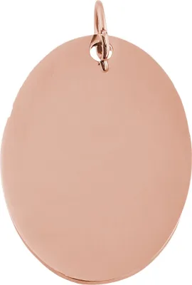 Produktbild von Akzent Edelstahl Gravuranhänger, oval