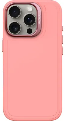 Produktbild von Decoded Stacks Handyhülle für iPhone 16 Pro - Backcover MagSafe-kompatibel Silikon Bubble Gum Pink