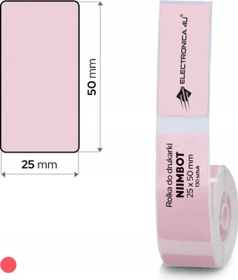 Produktbild von Selbstklebende Thermoschriftetiketten für den Drucker Niimbot D101 25x50