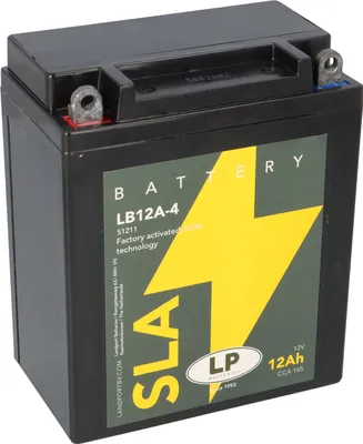 Immagine prodotto di Batteria AGM SLA 12V 12Ah per avviamento moto MS LB12A-4