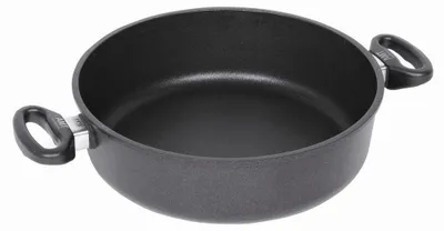 Schmortopf Ø 28 cm, 8 cm hoch, Induktion, ofenfest, antihaftbeschichtet