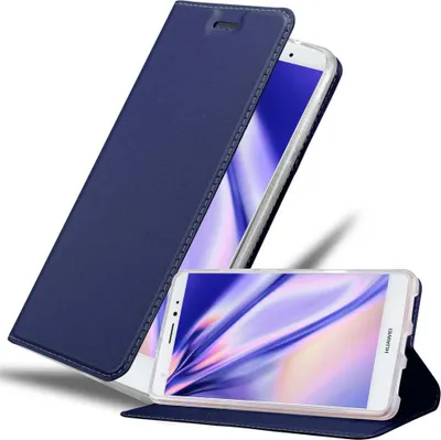 Produktbild von Cadorabo Handyhülle für Huawei MATE S Schutz Hülle in Blau Cover Etui Book Case Booklet