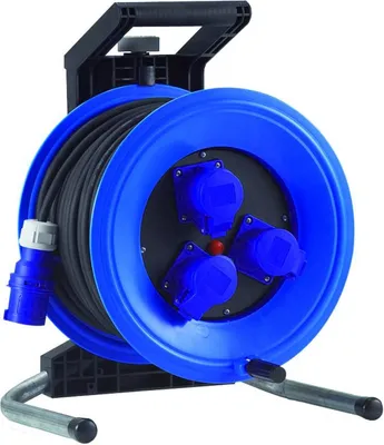 Produktbild von HEDI K3000TC Kabeltrommel Plus 320 Camping- Variante 3 x CEE Spritzwasserschutz