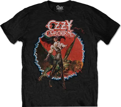 Image de Ozzy Osbourne - "The Ultimate Sin" T-shirt Homme/Femme Unie RO7449 (S) (Noir)