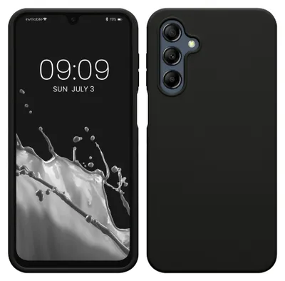 Produktbild von kwmobile Handyhülle für Samsung Galaxy A16 5G Hülle - Case Silikon - Kabelloses Laden - Schutzhülle Cover in Schwarz