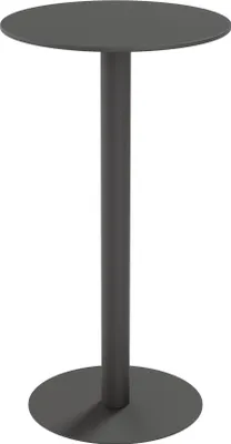 Immagine prodotto di Tavolino da bistrot Cross TRCROS60H.01 rotondo 60x110 cm nero.