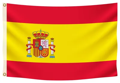 Spanien Flagge 90 x 150 cm, Polyester, mit 2 Messingösen