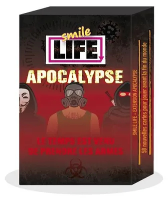 Imagen del producto de Blackrock Games, extensión SMILE LIFE, APOCALYPSE, juego de cartas, a partir de 12 años, 60 minutos (duración del juego), 60 minutos (duración estimada)