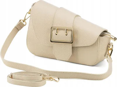 Immagine prodotto di Borsa a spalla da donna Vera Pelle in pelle italiana con tracolla