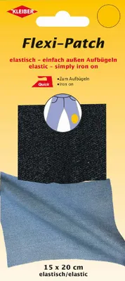 Zdjęcie produktu dla KLEIBER 30371 KLEIBER Flexi-Patch do naprasowania na zewnątrz, dżinsowy, ciemnoniebieski