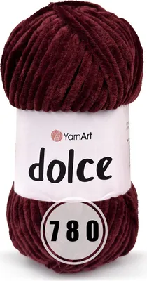 Produktbild von YarnArt Dolce 780 purpurrot