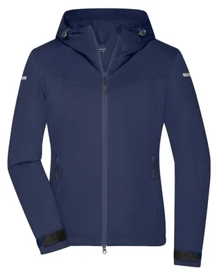 Imagen del producto de James and Nicholson - Chaqueta para mujer - Modelo Allwetter LT2609 (Talla S) (Azul marino)
