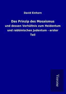 Zdjęcie produktu dla Das Prinzip des Mosaismus