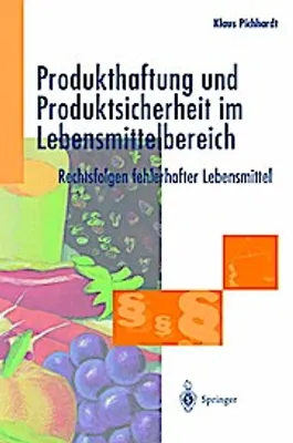 Obrázek produktu pro Produkthaftung und Produktsicherheit im Lebensmittelbereich