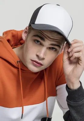 Obrázek produktu pro Kšiltovka Urban Classics Retro Trucker Colored Front darkgrey/white/darkgrey - UNI