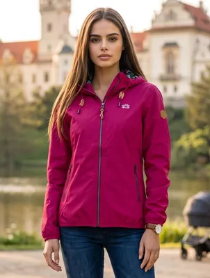 Image de Veste pour femme ALTISPORT HEIDA, couleur rouge, taille 4XL