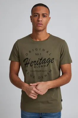 Produktbild von BLEND BHAbraham - 20714403ME Herren T-Shirt Kurzarm Shirt mit Print
