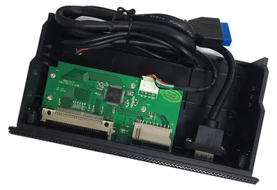 Obrázek produktu pro Multifunkční rozšiřující rozbočovač Sunshine-tipway pro přední panel, 5,25 palce, s portem USB 3.0 a čtečkou karet CF/SD/XD/MS/M2/TF
