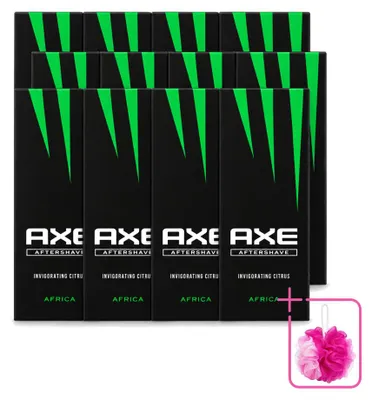 Obrázek produktu pro 12 kusů balení osvěžujícího balzámu po holení Axe Africa, objem 100 ml