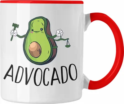 Produktbild von Trendation - Jurist Tasse Geschenk Anwalt Jura Student Examen Geschenkidee (Rot)