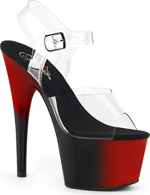 Produktbild von ADORE-708BR Damen Sandale von Pleaser, Transparent EU 39, US 9